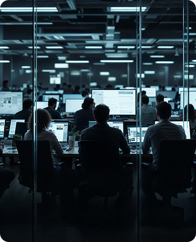 No code workflow automation dashboard dark mode